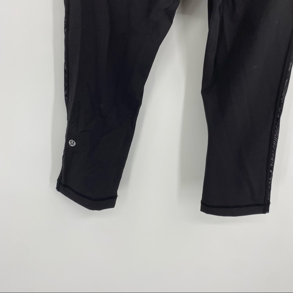Lululemon Black Crop Luxtreme Leggings 8 - Picture 9 of 10